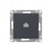 Механизм розетки RJ11  графит Эпика EKF