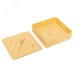 Коробка разветвительная KMP-030-032 (100х100х25) светлое дерево EKF PROxima
