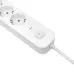 Удлинитель LUX 5 гнезд 2USB 2,4А+2type-C 3 метра 1,5мм2