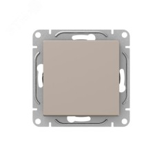 Механизм выключателя. одноклавишный. кнопочный. кремовый Эпика EKF