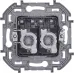 Розетка компьютерная двойная RJ45 категория 5Е UTP алюминий INSPIRIA
