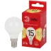 Лампа светодиодная ЭРА RED LINE LED P45-15W-827-E14 R 15Вт шар теплый белый свет E14
