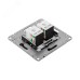 Эпика Механизм розетки RJ45 - 2шт (cat5) черный EKF