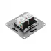 Эпика Механизм розетки RJ45 - 2шт (cat5) черный EKF