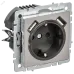 BRITE Розетка 1-местная с заземлением с защитными шторками 16А с USB A+A 5В 2,1А РЮш10-1-БрГН металл хром/никель IEK BRITE Розетка 1-местная с заземлением с защитными шторками 16А с USB A+A 5В 2,1А РЮш10-1-БрГН металл хром/никель IEK