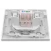 Минск Розетка RJ-45 1-местная СП белая EKF Basic