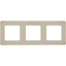 Рамка 3-местная слоновая кость INSPIRIA