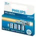 Батарейки Philips LR6E8W/51 АА алкалиновые 1,5v 8 шт. LR6-8BL Ultra (8/160/19200)