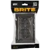 BRITE Розетка 2-местная с заземлением с защитными шторками плоская 16А в сборе РСшПл12-3-БрТБ темная бронза IEK