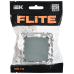 FLITE Выключатель 1-клавишный 10А ВС11-1-0-ФлС серый IEK