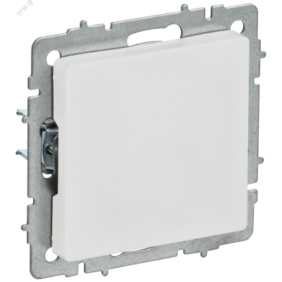 BRITE Заглушка с суппортом МЗ10-БрАБ арктический белый IEK