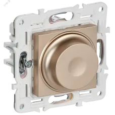 SKANDY Светорегулятор поворотный 600Вт SK-D01Sa песочный IEK