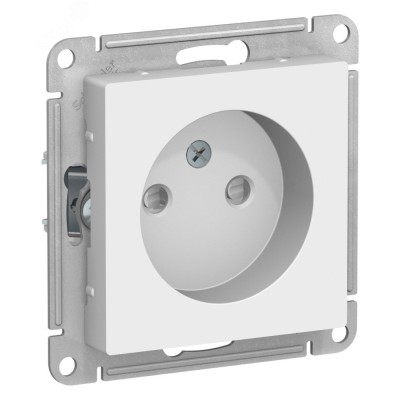 ATLASDESIGN РОЗЕТКА без заземления со шторками, 16А, механизм, ЛОТОС