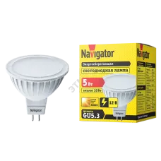 Лампа Navigator 94 262 NLL-MR16-5-12-3K-GU5.3