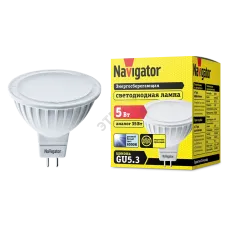 Лампа Navigator 94 382 NLL-MR16-5-230-6.5K-GU5.3