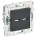 SKANDY Розетка USB A+A 3,1А SK-R15G графит IEK
