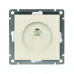 Розетка компьютерная одноместная UNIVersal серия Афина, с/у, 1А, RJ45, белая (еврослот), механизм