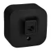 Розетка для открытой установки компьютерная RJ45 кат.5E UTP черный матовый QUTEO