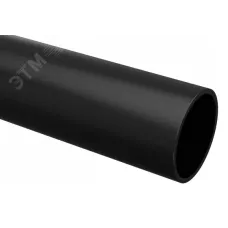 Труба гладкая ПВХ жесткая d20 мм (3 м) (156 м/уп) черная -Plast