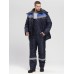Костюм зимний Труженик-Ультра-2 (тк.Оксфорд) п/к, т.синий/васильковый 48-50/182-188
