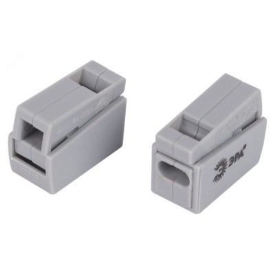 Клемма ЭРА NO-225-462 быстрозажимная 221-112 для светильников 2 полюса 0.5-2.5мм2 (упаковка 3 шт.)