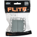 FLITE Выключатель 2-клавишный 10А ВС12-1-0-ФлС серый IEK