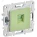 SKANDY Розетка компьютерная RJ45 кат.5E SK-K01G мятный IEK