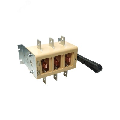 ВР32-37 А 70220-00 УХЛ3, 400А, несъёмная боковая рукоятка, 3-х полюсный на два направления, IP00, выключатель-разъединитель  (ЭТ)