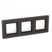 Рамка 3-местная IP44  мокко.  пластик Эпика EKF