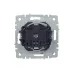 BRITE Розетка с заземлением с защитными шторками и крышкой 16А IP44 РСбш10-3-44-БрМ маренго