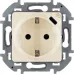 Розетка 1-местная с заземлением с защитными шторками 16А с USB C 5В безвинтовое крепление слоновая кость INSPIRIA Розетка 1-местная с заземлением с защитными шторками 16А с USB C 5В безвинтовое крепление слоновая кость INSPIRIA