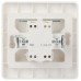 Выключатель Intro Style 7-105-01 двойной с подсветкой, 10А-250В, IP20, СУ, белый
