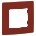 Рамка 1-местная красный ETIKA