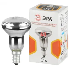 Лампа накаливания 60Вт 230В рефлектор цветная коробка E14 R50-60-E14-230