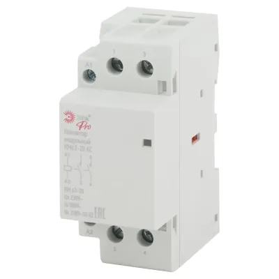 Контактор модульный ЭРА PRO NO-902-296 КМ63-20 AC