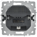 BRITE Розетка 1-местная с заземлением с защитными шторками 16А с USB A+C 18Вт РЮш11-1-БрГН металл хром/никель IEK