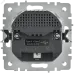 BRITE Розетка 1-местная с заземлением с защитными шторками 16А с USB A+C 18Вт РЮш11-1-БрГН металл хром/никель IEK