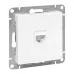 Эпика Механизм розетки RJ45 (cat5) белый EKF