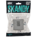 SKANDY Розетка компьютерная RJ45 кат.6 SK-K02S серебряный IEK