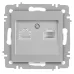 Розетка Intro Accent 6-303-03 информационная RJ45, IP20, СУ, алюминий