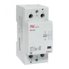 Контактор модульный КМ 63А 2NО 230VAC (2 мод.) AVERES