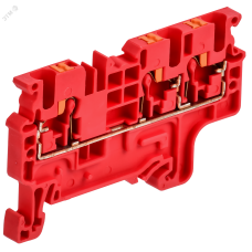 ARMAFIX Клемма пружинная Push In CP-MC 3 вывода 2,5мм2 красная IEK