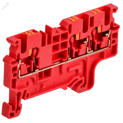 ARMAFIX Клемма пружинная Push In CP-MC 3 вывода 2,5мм2 красная IEK