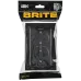 BRITE Розетка 2-местная с заземлением без защитных шторок плоская 16А в сборе РСПл12-3-БрЧ черный IEK