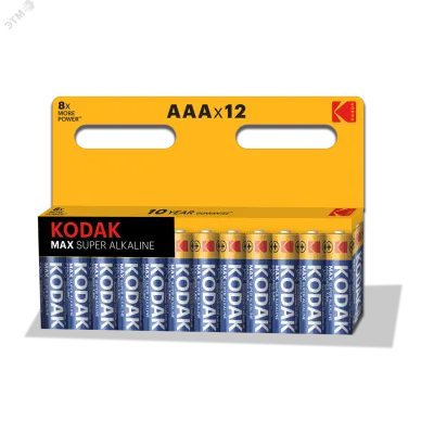Батарейка LR03-12BL MAX SUPER Alkaline