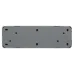 Розетка Intro Quadro 2-207-01 без заземления четырехместная 4х2P, 16А-250В, IP20, ОУ, белый