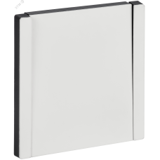 FORTE&PIANO Выключатель 1-клавишный самовозвратный 10А FP210M металл белый IEK