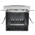 BRITE Розетка 1-местная с заземлением с защитными шторками 16А с USB A+A 5В 2,1А РЮш10-1-БрГН металл хром/никель IEK