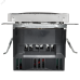 BRITE Розетка 1-местная с заземлением с защитными шторками 16А с USB A+C 18Вт РЮш11-1-БрГН металл хром/никель IEK