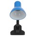 Настольный светильник ЭРА N-102-E27-40W-BU на прищепке синий